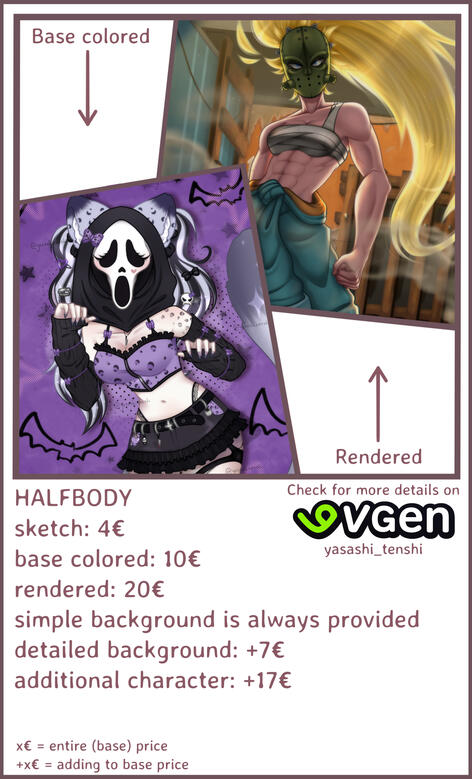 halfbody prices halfbody prices