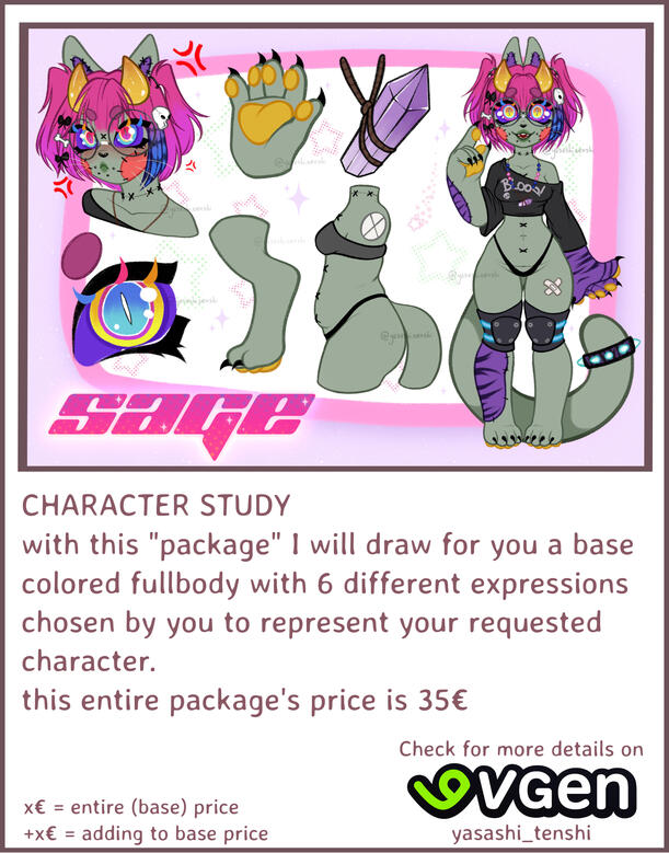 character study prices