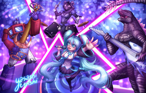 Fullshaded x2 fullbody + bg
