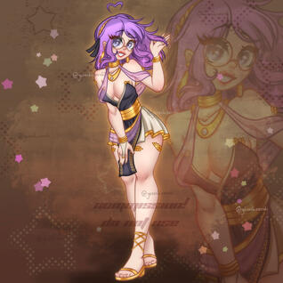 flat shaded fullbody